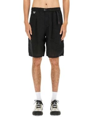 Undercover Linen Shorts - Black