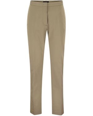 Fabiana Filippi Gabardine-Hose mit Rautendetail - Natur