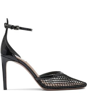 Alaïa Mesh-Pumps - Mettallic
