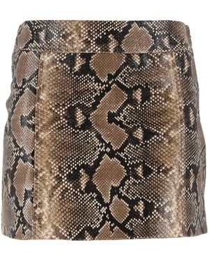 Ermanno Scervino Mini-Rok Met Slangenprint - Metallic