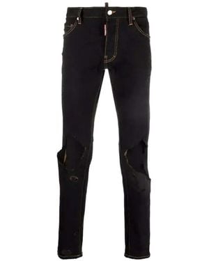 DSquared² Cotton Denim Jeans - Schwarz