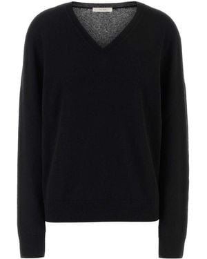 The Row Cashmere Phora Jumper - Black