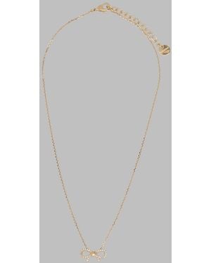 Ferragamo Signature Pendant Necklace For - White
