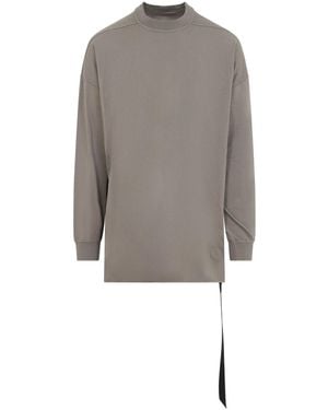Rick Owens Tommy L/S Sweat T Shirt - Grey