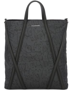 McQueen Alexander MC Queen die Kabelbaumumhängetasche - Schwarz
