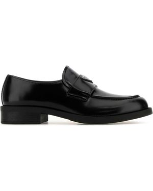 Prada Schwarze Leder -Ladung