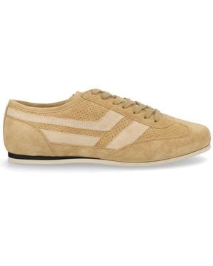 Tom Ford Sleek Leather And Cotton Trainers - Brown