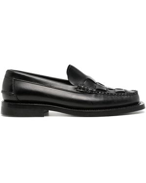 Hereu Nombela Leather Loafers - Black