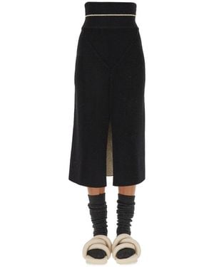 Moncler Genius Gonna Midi 2 Moncler 1952 - Black