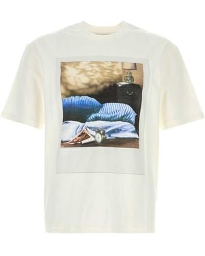 Jil Sander Cotton T Shirt - White
