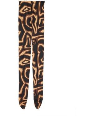 PUCCI Labyrinth Print Tights - Multicolour