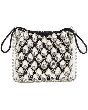 Self-Portrait Chic Mini Handbag - Black