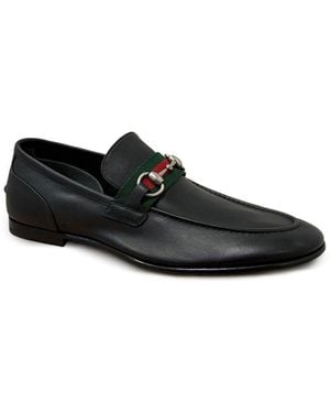Gucci Como Leather Loafers - Black