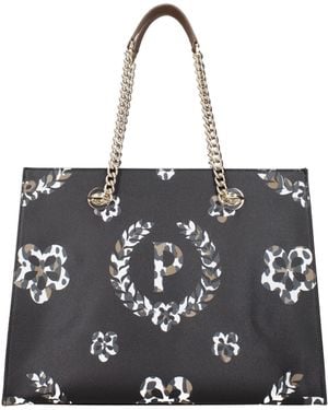 Pollini Shoulder Bags Pvc/Moor's Head - Black
