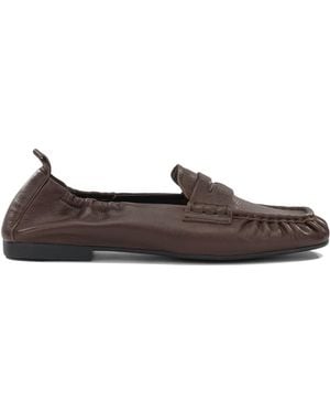 COPENHAGEN Cow Leather Thermoplastic Polyurethane Loafers - Brown
