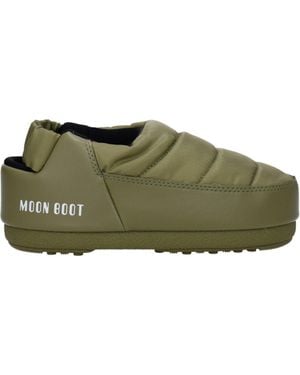 Moon Boot Sandali Donna Tessuto Verde/Cachi - Green