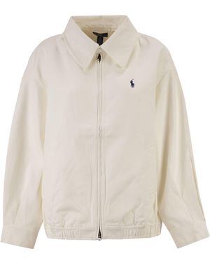 Polo Ralph Lauren Double Sided Cotton Jacket - White