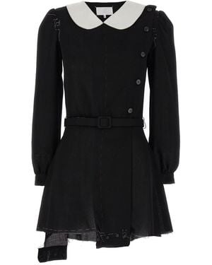 Maison Margiela Robe de couture inachevée - Noir