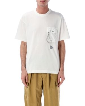 and wander Pocket T-Shirt - White