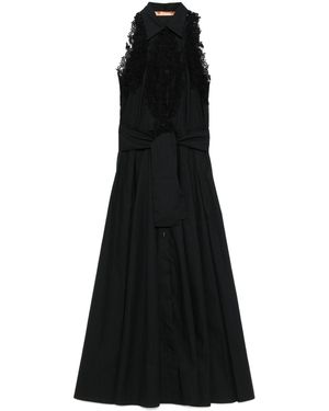 Ermanno Scervino Lace Long Kleid - Schwarz