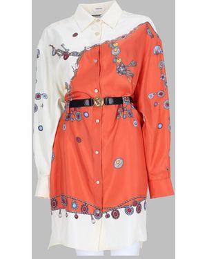 Versace Versatile Elegant Dress - Orange