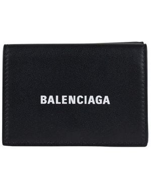 Balenciaga Wallet Cash Mini - Schwarz