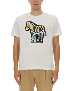 Paul Smith Regular Fit T Shirt - Grey