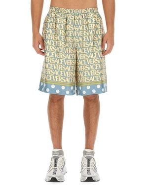 Versace Baroque Shorts 660 - Green