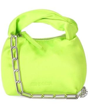 Stine Goya Ziggy Satin Lime Micro Bag - Green