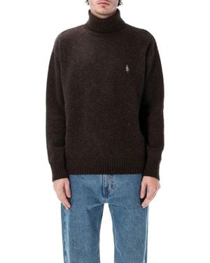 Sporty & Rich Wool Turtleneck - Schwarz