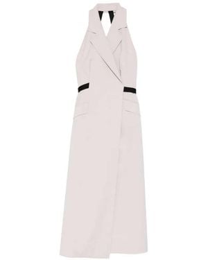 Max Mara Collared Midi Dress - White