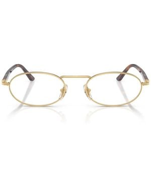 Persol Po1023 V 515 Gold/Transparente Unisex-Brille - Mettallic