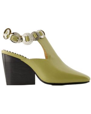 Toga AJ1308 Stiefel Ledergrün