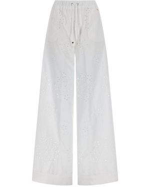 Herno Drawstring-Fastening Trousers - White