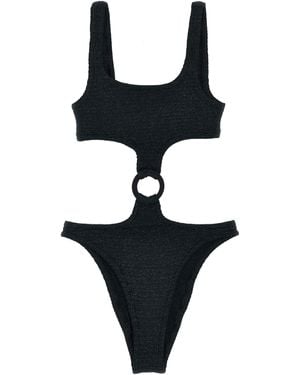 Mc2 Saint Barth 'Laurel' One Piece Swimsuit - Negro