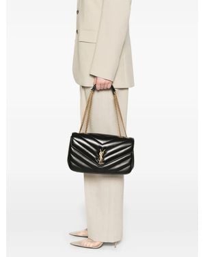 Saint Laurent Ysl Bo M Loulou 7 Daytona Lamb - White