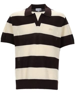 Lacoste Maglia Con Collo A Polo - Black