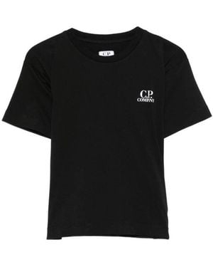 C.P. Company T-Shirt With Logo - Black