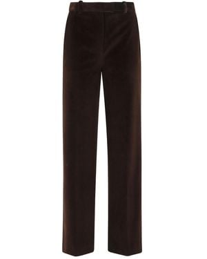 Circolo 1901 Baumwollweite Hosen mit weitem Bein - Schwarz