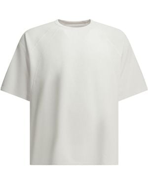 Goldwin "Mesh Wf Actinoid" Crew Neck T Shirt - White