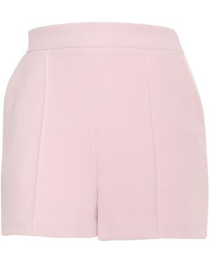 Elisabetta Franchi Tailored Stretch Fabric Shorts - Pink