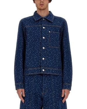 Maison Kitsuné Classic Denim Jacket - Blue