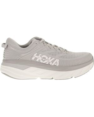 Hoka One One Bondi 7 Running Sneakers - White