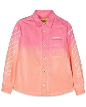 Off-White c/o Virgil Abloh Helvetica Shirt Ml - Pink