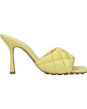Bottega Veneta Sandals Leather/Lemon - Yellow