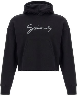 Givenchy Bijgesneden Hoodie - Blauw