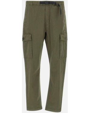 Woolrich Pantaloni Cargo Con Cintura Di - Verde