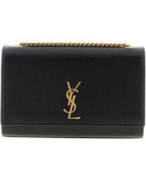 Saint Laurent 'Kate' petit sac à bandoulière - Noir
