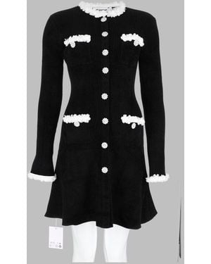 Self-Portrait Inspired Mini Dress - Black