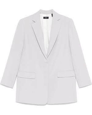 Theory Relax Os Blazer.Admi - White